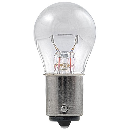 AP Products 17.92W Clear Incandescent Light Bulb, 12.8V Single Contact Candelabra Bayonet, 2-Pack