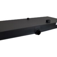 Icon 30-Gallon RV Waste Holding Tank, Rectangular, Flange Mount, Black, 3 Inch Outlet