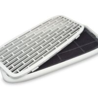 B&B Molders 6.9 x 14.25 inch Ceiling HVAC Register, White