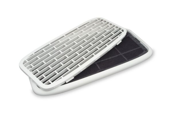 B&B Molders 6.9 x 14.25 inch Ceiling HVAC Register, White