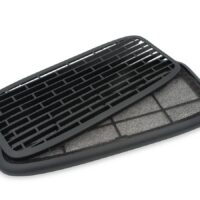 B&B Molders 6.9 x 14.25 inch Ceiling HVAC Register, Black