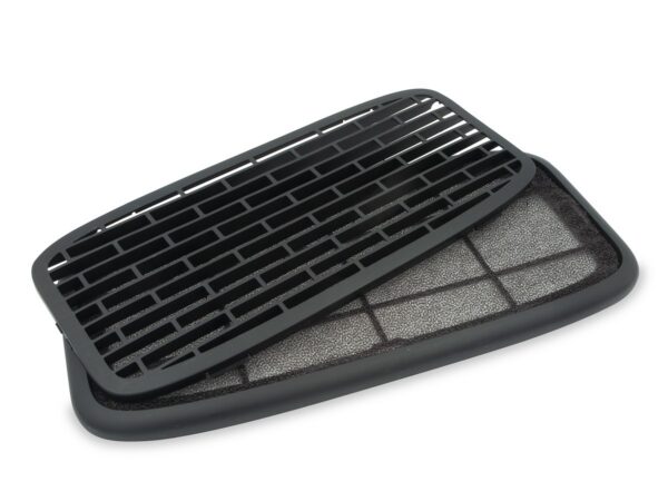 B&B Molders 6.9 x 14.25 inch Ceiling HVAC Register, Black