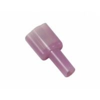WirthCo 1/4 Inch Quick-Disconnect Male Terminal, 16–14 Gauge, Blue