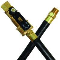 JR Products Propane Hose 12 Feet, 1/4 Inch, Quick Connect to Threads