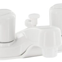 Phoenix Products 4 Inch Lavatory Faucet, Diverter, White