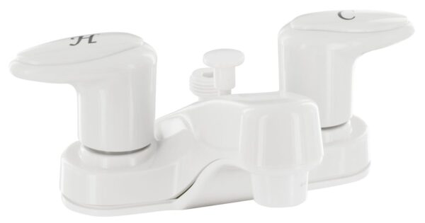 Phoenix Products 4 Inch Lavatory Faucet, Diverter, White