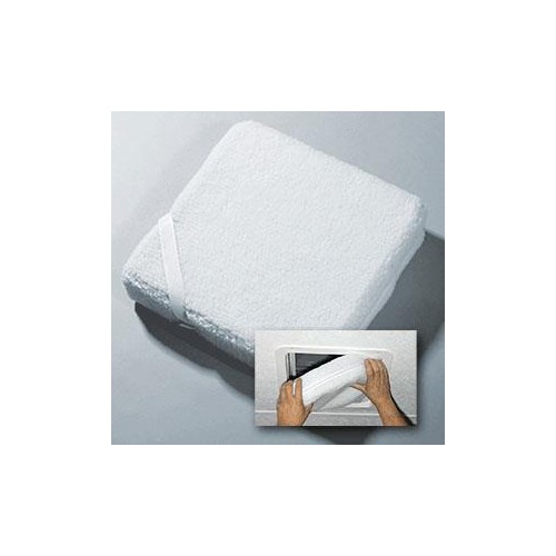 Ventmate 14 by 14 Inch Roof Vent Insulation with Removable Cover, White, Foam