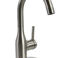 Phoenix Products Lavatory Faucet, High Arc, Brushed Nickel, Single Lever