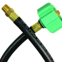 JR Products Propane Pigtail Hose 15" ACME to 1/4" Male Threads
