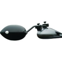 Milenco Oval Towing Mirror Add-On Pair, Black, Manually Adjustable
