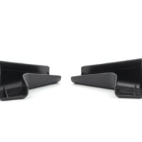 B&B Molders Drip Rail Gutter Spout, Black, 1-1/16 Inch, Set of 4