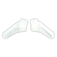 JR Products Gutter Spout Polar White, Set of 2