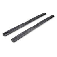 TrailFX A4 Series Hexagonal Nerf Bar, 4-1/2 Inch, Black, Rocker Panel Mount
