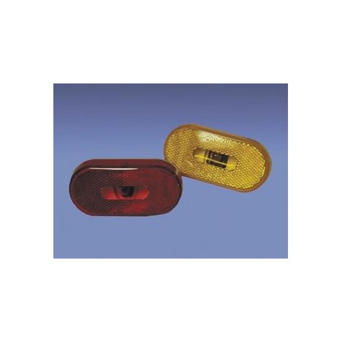 Creative Products Oval Clearance Light, Amber, Incandescent, 4 in. x 2 in.