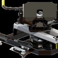PullRite Fifth Wheel Trailer Hitch 20000 lb, Black