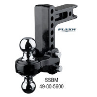 Fastway Solid Shank Dual Hitch Ball Mount, 2 Inch Receiver, 12,000 Pound GTW