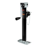 CURT Swivel Trailer Tongue Jack, 5,000 lb Capacity, Black
