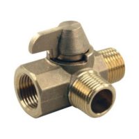 JR Products Water Heater Bypass Valve, Three Way, Brass