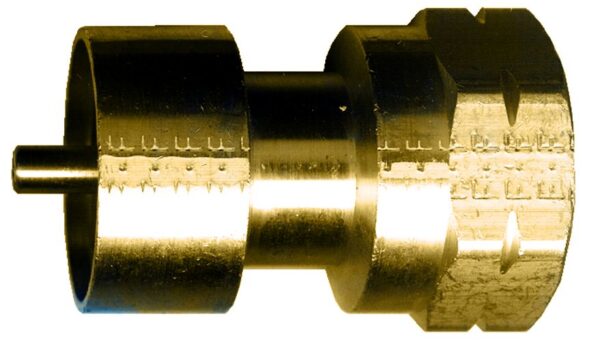 JR Products Propane Cylinder Adapter, 1 Inch-20 Female to Male