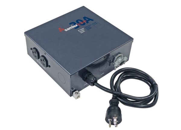 Samlex 30 Amp Automatic Power Transfer Switch, 120 Volt, Black