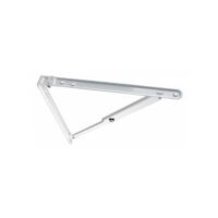 JR Products Folding Shelf Bracket, 16.5 Inch, 50 Pound Capacity, White