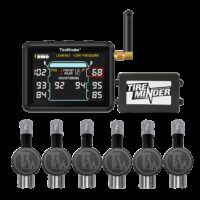 Minder Research TireMinder i10 TPMS, 6 Flow-Through Sensors, 3.15 Inch Display