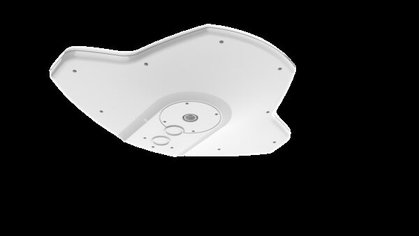 KING Jack Pole-Mount Broadcast TV Antenna, 360-Degree, 2 Inch, White