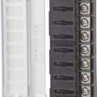 Blue Sea ATO/ATC Surface-Mount Fuse Block, 8 Circuit, Water Resistant
