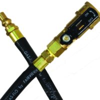 JR Products Propane Hose 12 Feet, 1/4 Inch, Quick Connect to Threads