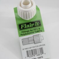 Elkhart Supply 3/4 Inch Fresh Water Adapter, Male Threads, White