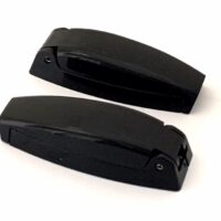 JR Products Bullet Door Catches, Black, Set of 2