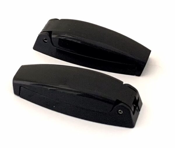 JR Products Bullet Door Catches, Black, Set of 2