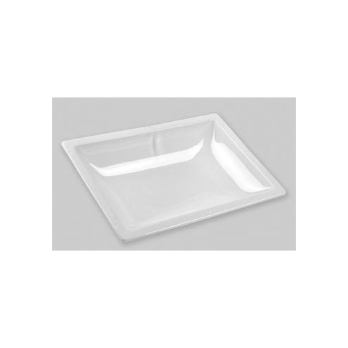 Specialty Recreation, Rectangular Skylight, White dome, 28.5 x 18.5 in flange, 4 Inch in dome height