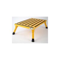 Safety Step Step Stool, 24" x 16" x 8", 1000 lb Capacity, Yellow