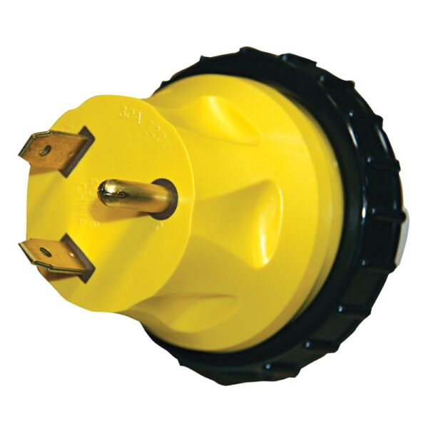 AP Products 30 to 50 Amp RV Power Adapter, TT-30P to SS2-50R, Yellow