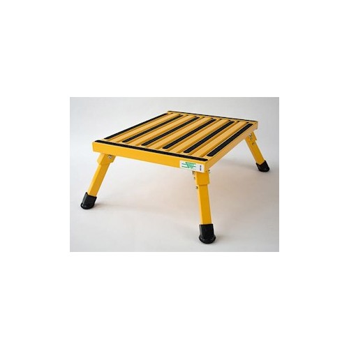Safety Step Step Stool, 19" x 15" x 8", 1000 lb Capacity, Yellow