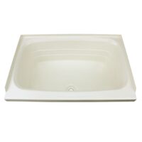 Lippert Rectangular Bathtub, 38 in. x 24 in., Parchment, ABS