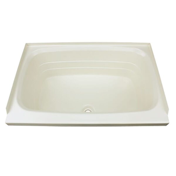 Lippert Rectangular Bathtub, 38 in. x 24 in., Parchment, ABS