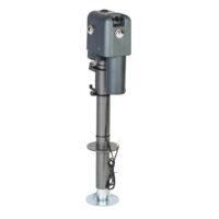 Husky Towing Electric Trailer Tongue Jack, 3000 lb, Square Topwind