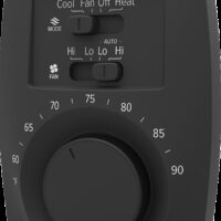Coleman Mach 12V Wall Thermostat, Single Stage, Air Conditioner/Furnace