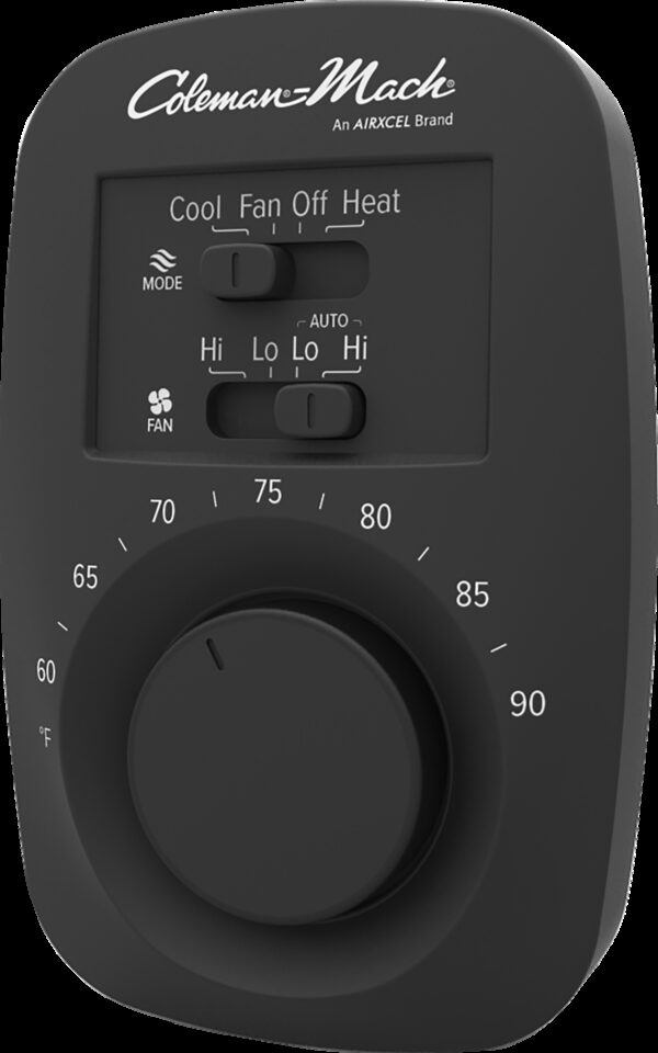 Coleman Mach 12V Wall Thermostat, Single Stage, Air Conditioner/Furnace