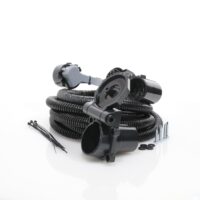 Hopkins 7-Blade Vehicle End Connector with 90-Degree Angle, Black