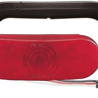 Peterson Oval Stop, Turn, Tail Light Kit, Red