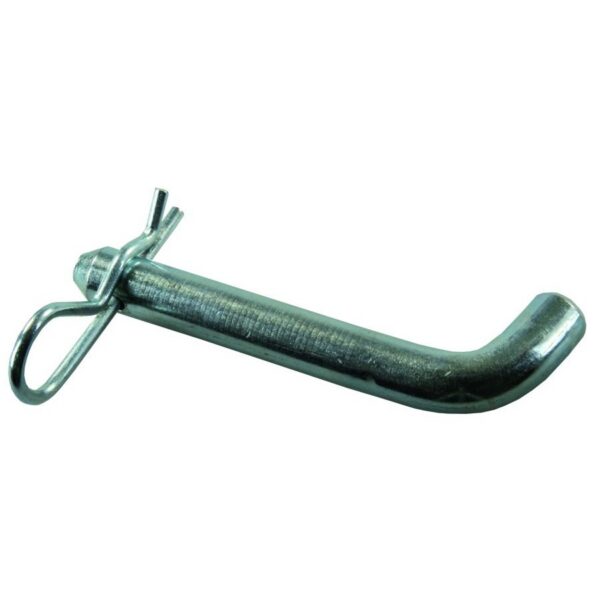 JR Products Bent Hitch Pin, 5/8 Inch, 2-7/8 Inch, Chrome-Plated