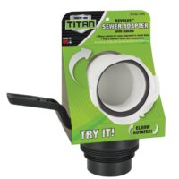 Thetford Sewer Hose Elbow Connector, 90 Degree, Clear