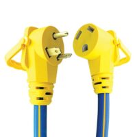 AP Products 15 Foot 30 Amp RV Power Cord, Blue