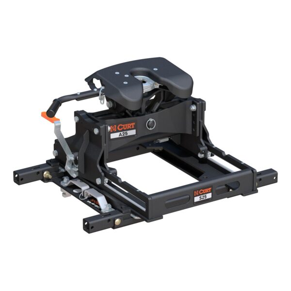 CURT A25 Fifth Wheel Hitch, 25,000 Pound Capacity, Sliding Mount