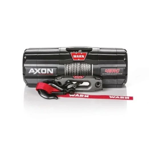 WARN AXON 45 RC 4500 lb Winch, Synthetic, Black