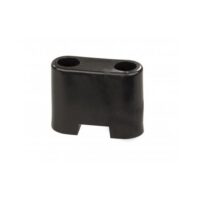 JR Products RV Door Stop Bumper, T-Style, Black