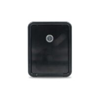 B&B Molders Fresh Water Inlet with Door, Recessed Mount, Black
